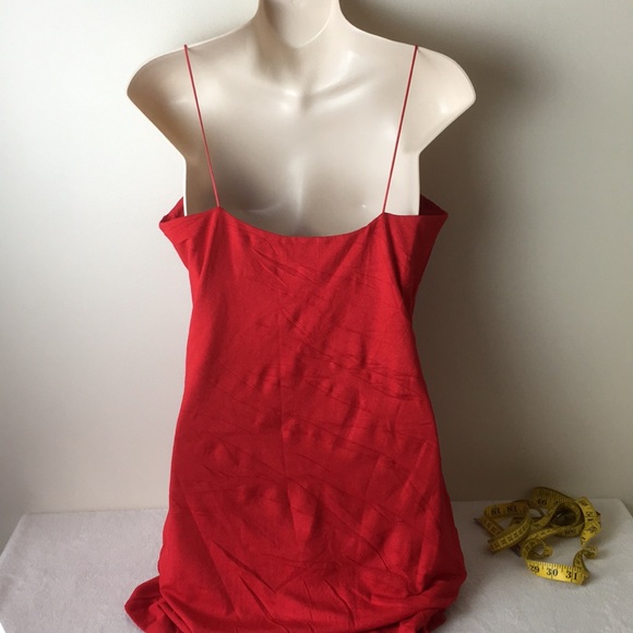 SOLD - Wilfred free sleeveless red midi dress - Picture 4 of 8
